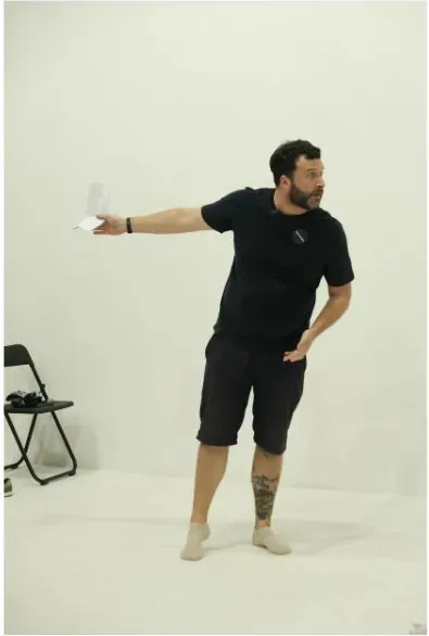 A live audition on the studio floor