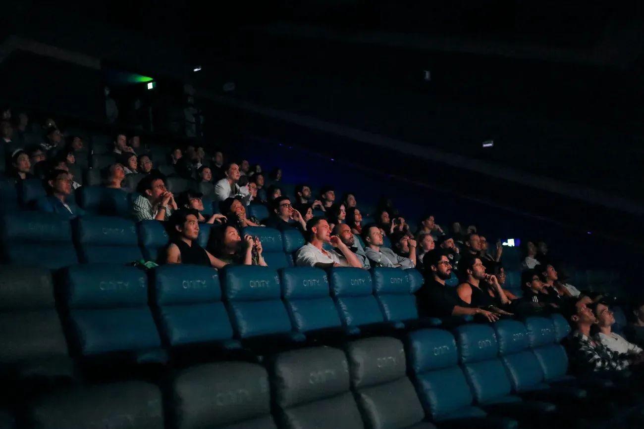 A packed house at the screening