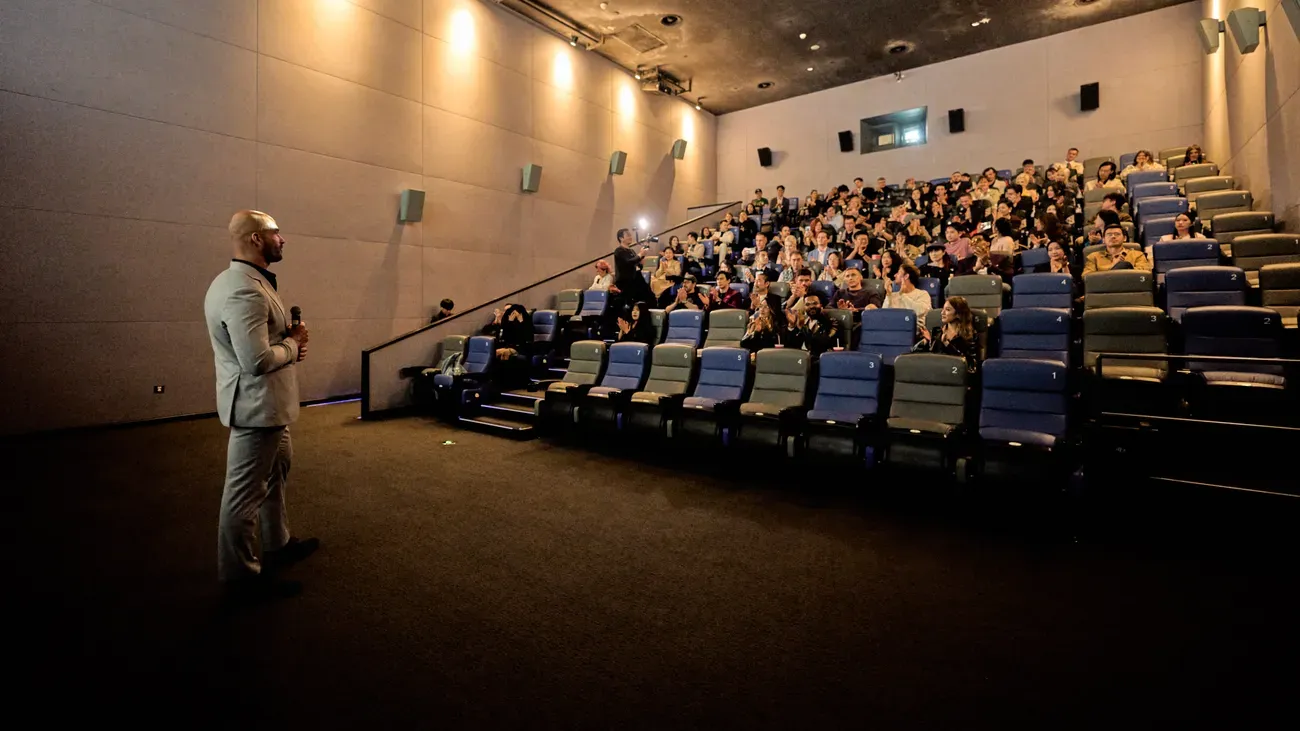 A full house at the premiere